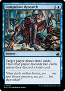 Compulsive Research (RVR-038) [Ravnica Remastered] Foil