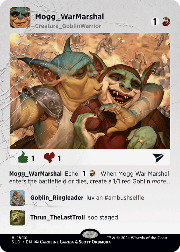 Mogg War Marshal (SLD-1618) (Borderless) [Secret Lair Drop]