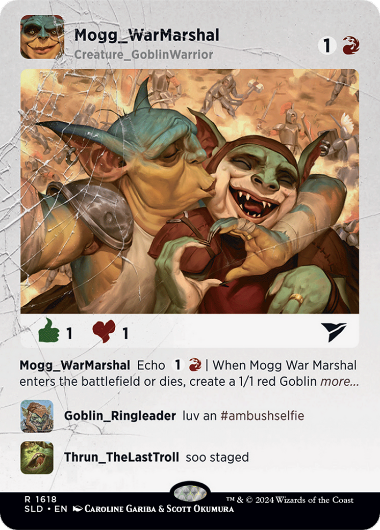 Mogg War Marshal (SLD-1618) [Secret Lair Drop] (Borderless)