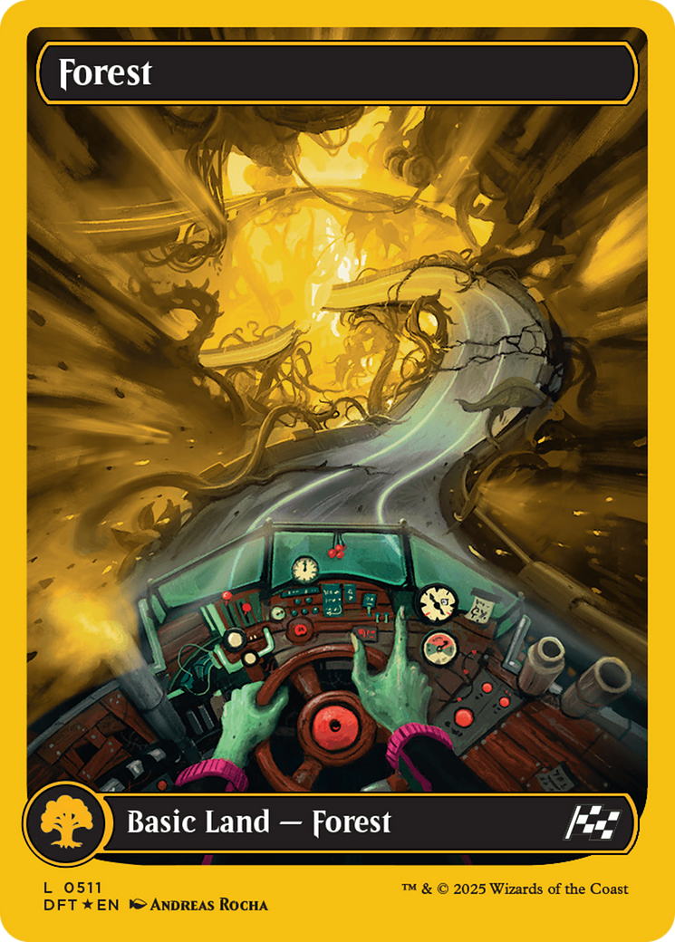 Forest (DFT-511) [Aetherdrift]: (Full Art) Foil