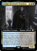 Gríma, Saruman's Footman (LTC-140) [Tales of Middle-earth Commander]: (Extended Art)