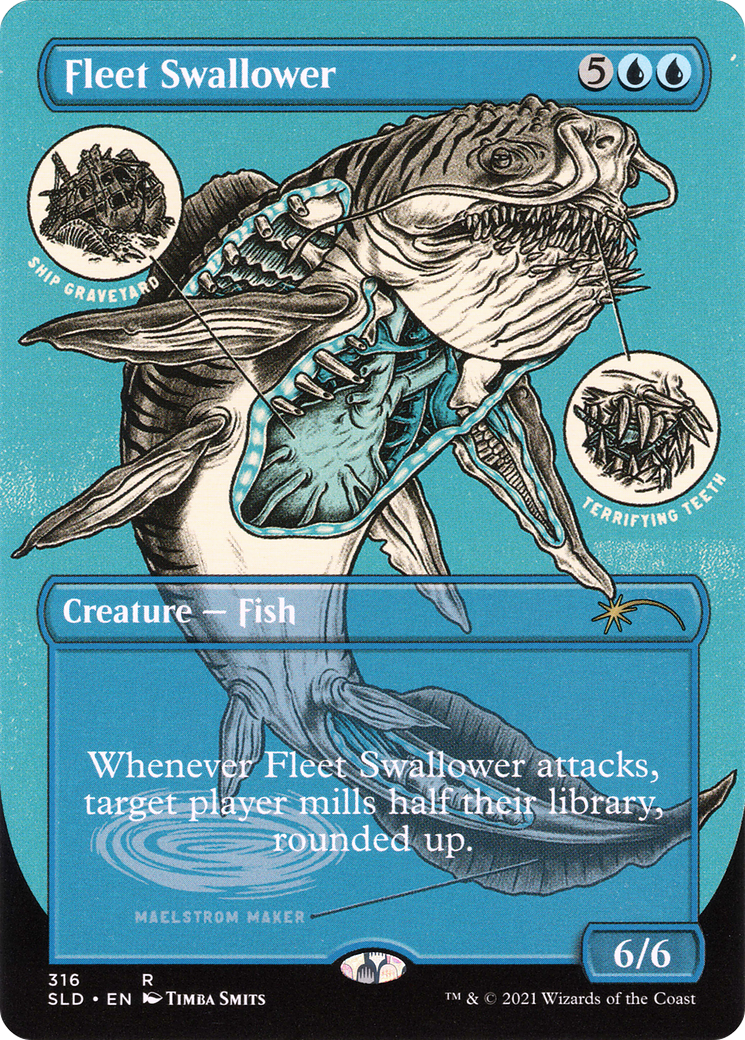 Fleet Swallower (SLD-316) (Borderless) [Secret Lair Drop]