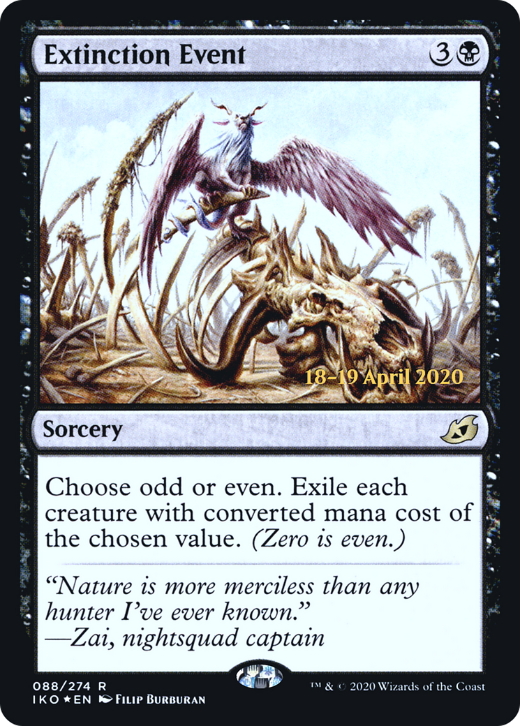 Extinction Event (PRE-88S) [Ikoria: Lair of Behemoths Promos] Foil