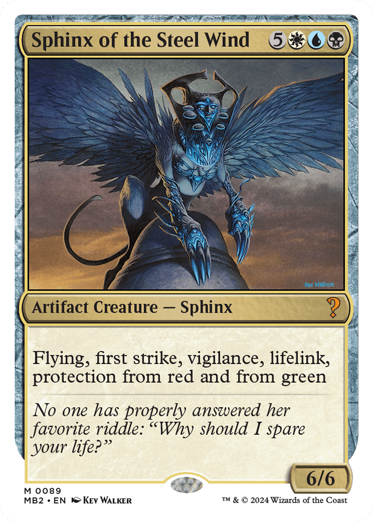 Sphinx of the Steel Wind (MB2-089) [Mystery Booster 2]