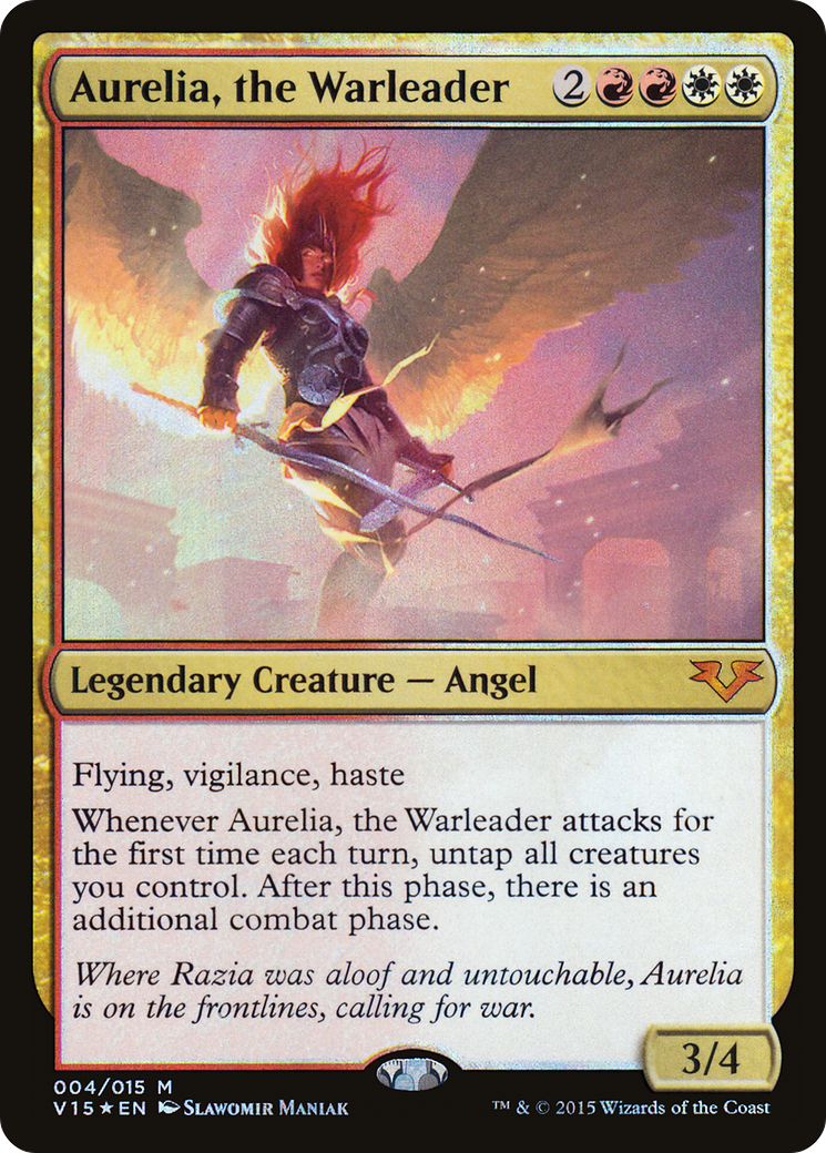 Aurelia, the Warleader (V15-004) [From the Vault: Angels] Foil