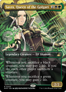 Savra, Queen of the Golgari (RVR-440) [Ravnica Remastered] (Borderless)