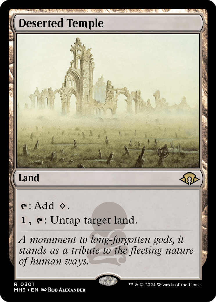 Deserted Temple (MH3-301) [Modern Horizons 3] Foil