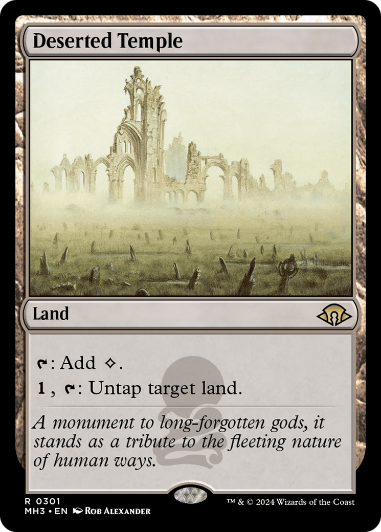 Deserted Temple (MH3-301) [Modern Horizons 3] Foil