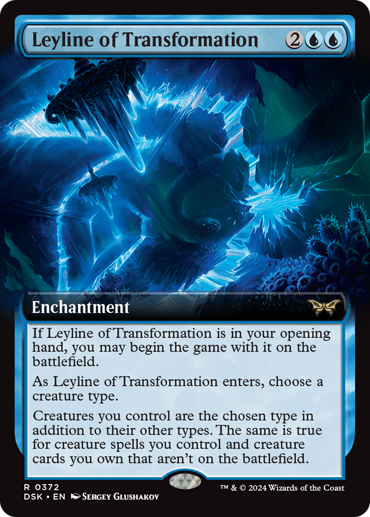 Leyline of Transformation (DSK-372) [Duskmourn: House of Horror]: (Extended Art)