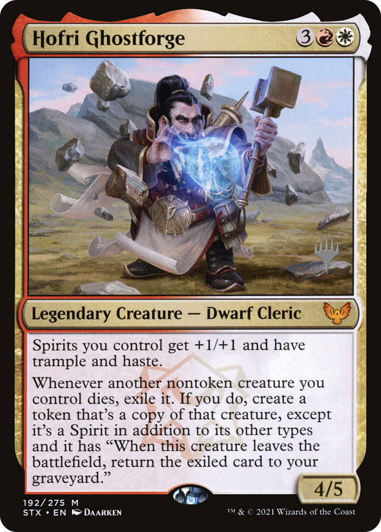 Hofri Ghostforge (PPSTX-192P) [Promo Pack: Strixhaven: School of Mages Promos]