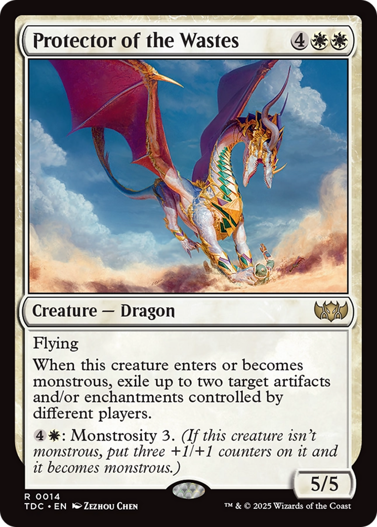 Protector of the Wastes (TDC-014) [Commander: Tarkir: Dragonstorm]
