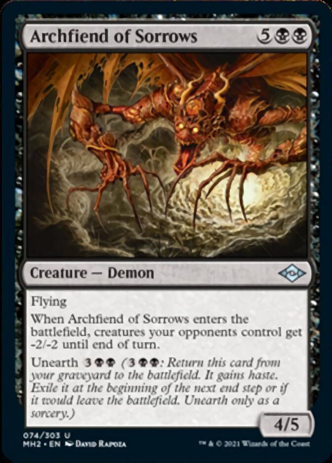 Archfiend of Sorrows (MH2-074) [Modern Horizons 2] Foil