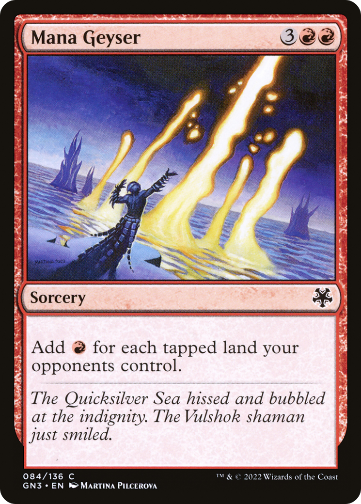 Mana Geyser (GN3-084) [Game Night: Free-for-All]