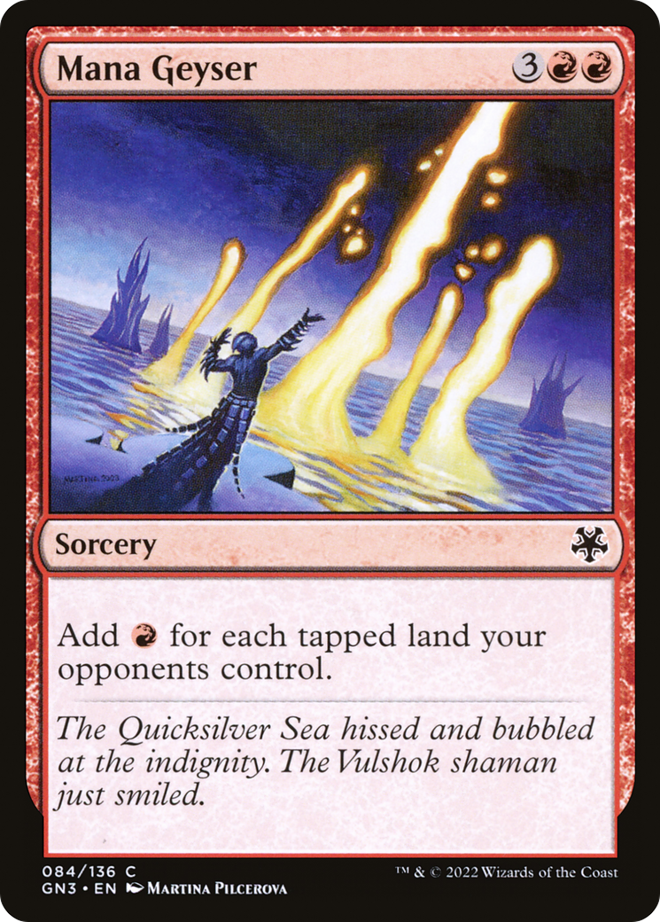 Mana Geyser (GN3-084) [Game Night: Free-for-All]