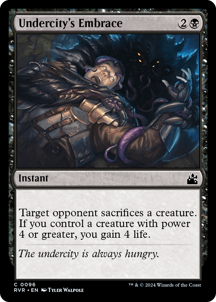 Undercity's Embrace (RVR-096) [Ravnica Remastered] Foil
