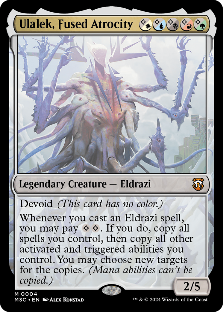 Ulalek, Fused Atrocity (M3C-004) [Modern Horizons 3 Commander]: (devoid) Foil
