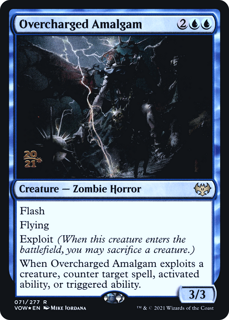 Overcharged Amalgam (PRE-71S) [Innistrad: Crimson Vow Promos] Foil