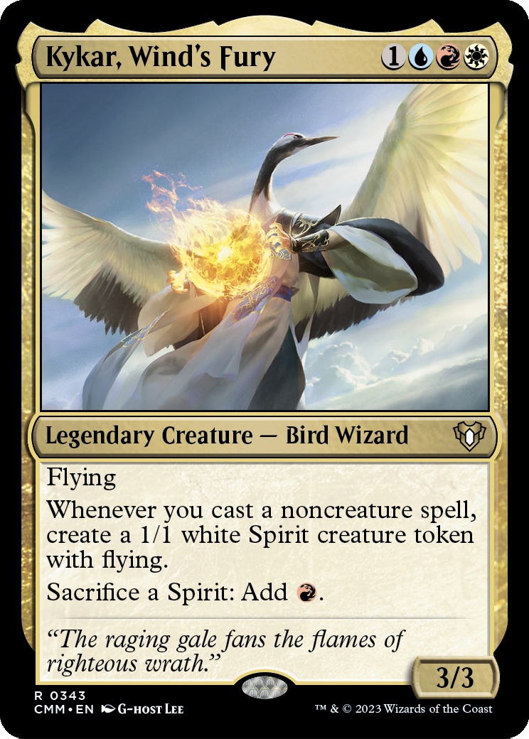 Kykar, Wind's Fury (CMM-343) [Commander Masters]