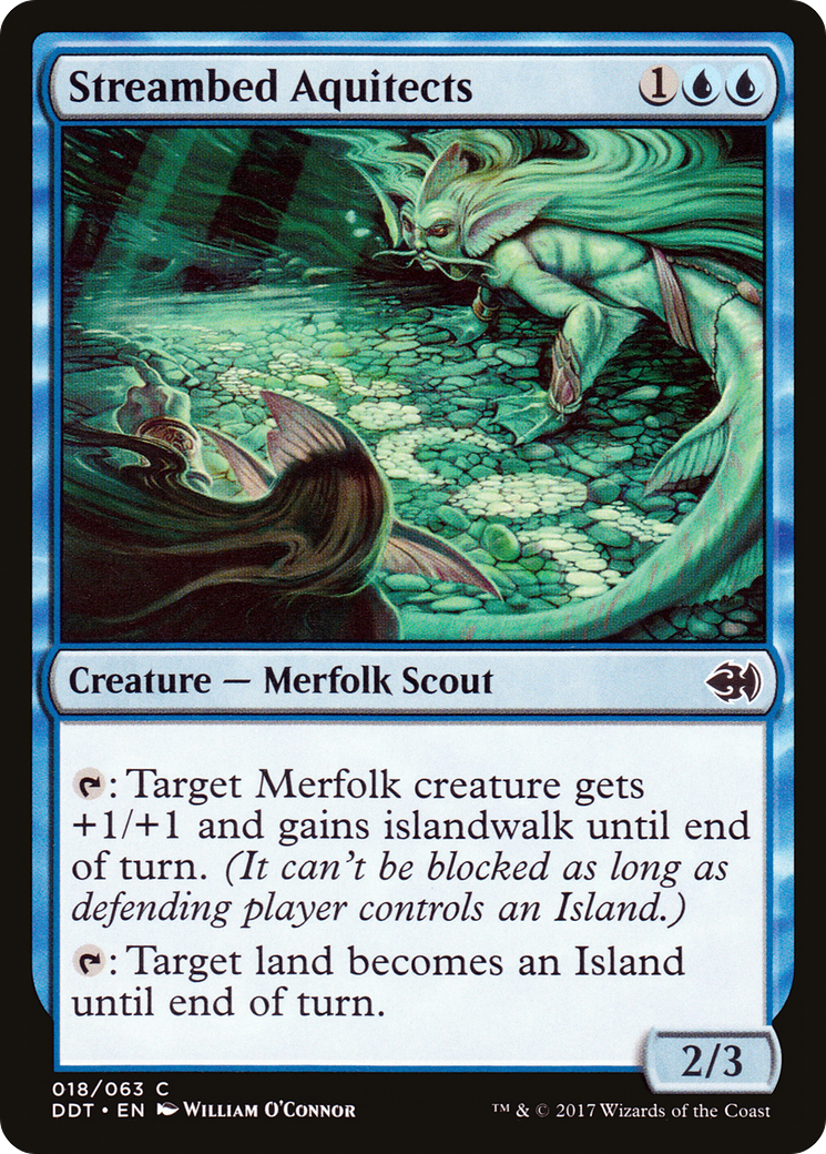 Streambed Aquitects (DDT-018) [Duel Decks: Merfolk vs. Goblins]
