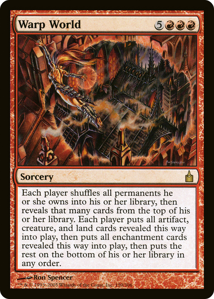 Warp World (RAV-150) [Ravnica: City of Guilds]