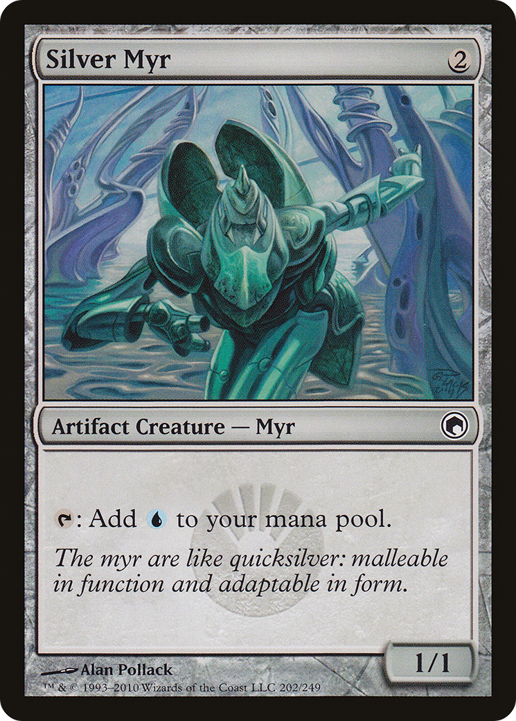 Silver Myr (SOM-202) [Scars of Mirrodin]
