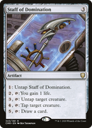 Staff of Domination (CMR-343) [Commander Legends] Foil