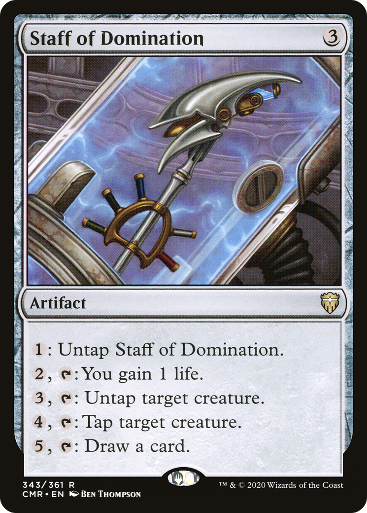 Staff of Domination (CMR-343) [Commander Legends]