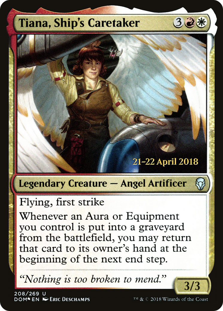 Tiana, Ship's Caretaker (PRE-208S) [Dominaria Promos] Foil