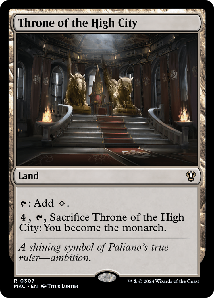 Throne of the High City (MKC-307) [Murders at Karlov Manor Commander]