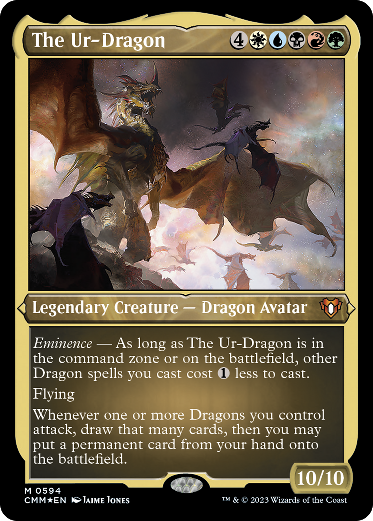 The Ur-Dragon (CMM-594) [Commander Masters] Etched Foil