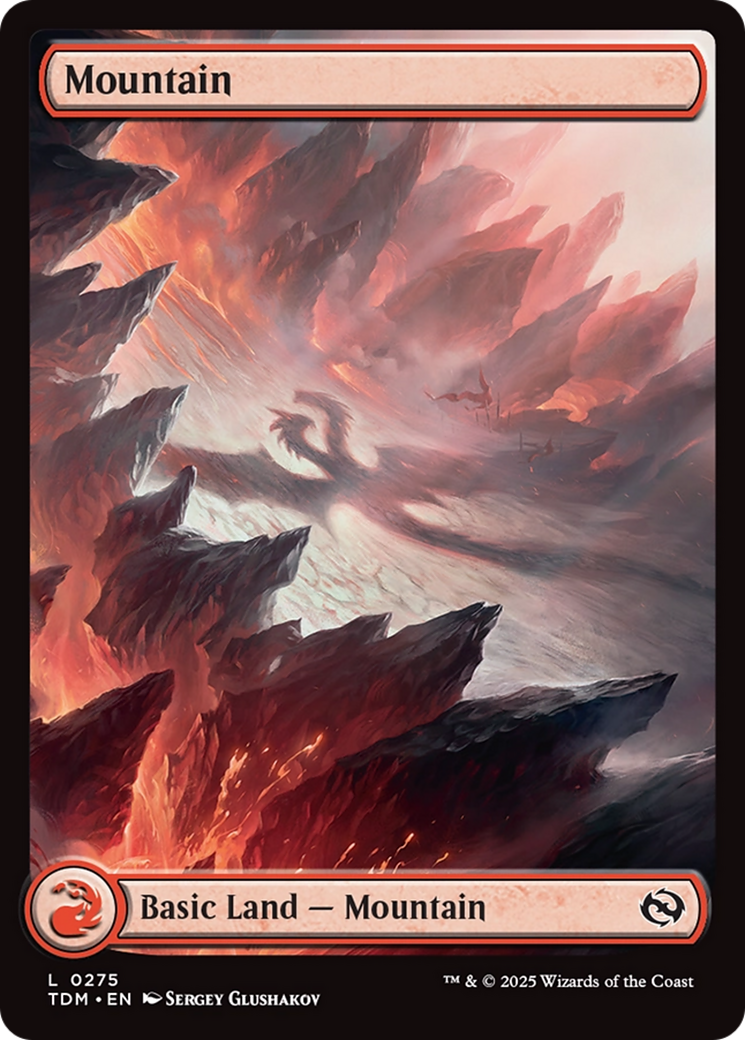 Mountain (TDM-275) [Tarkir: Dragonstorm] Foil