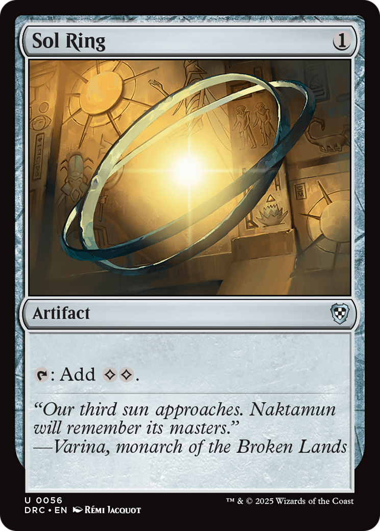 Sol Ring (DRC-056) [Commander: Aetherdrift]