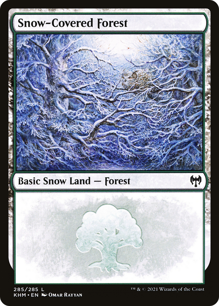 Snow-Covered Forest (KHM-285) [Kaldheim]: (snow)