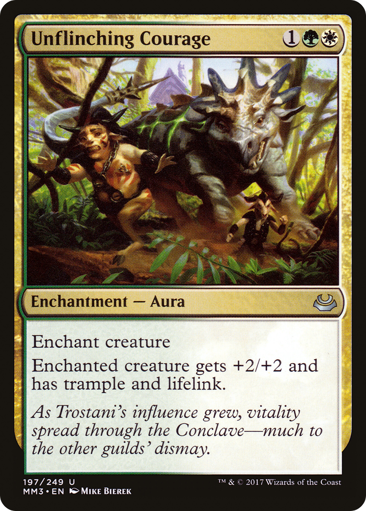 Unflinching Courage (MM3-197) [Modern Masters 2017] Foil