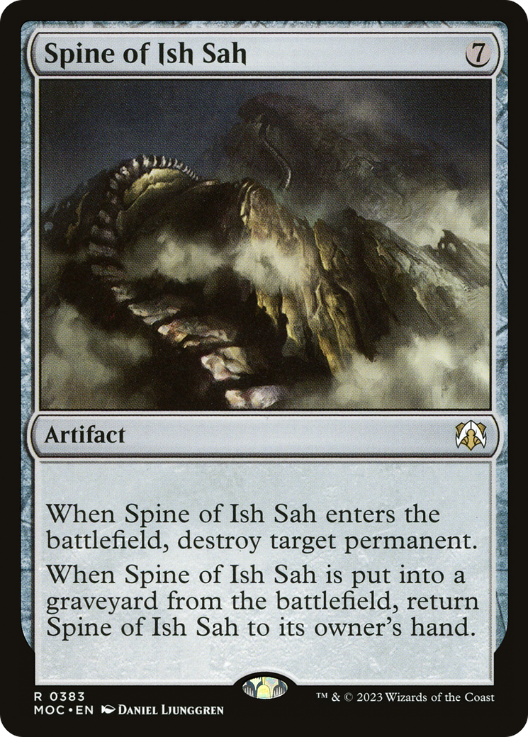 Spine of Ish Sah (MOC-383) [March of the Machine Commander]