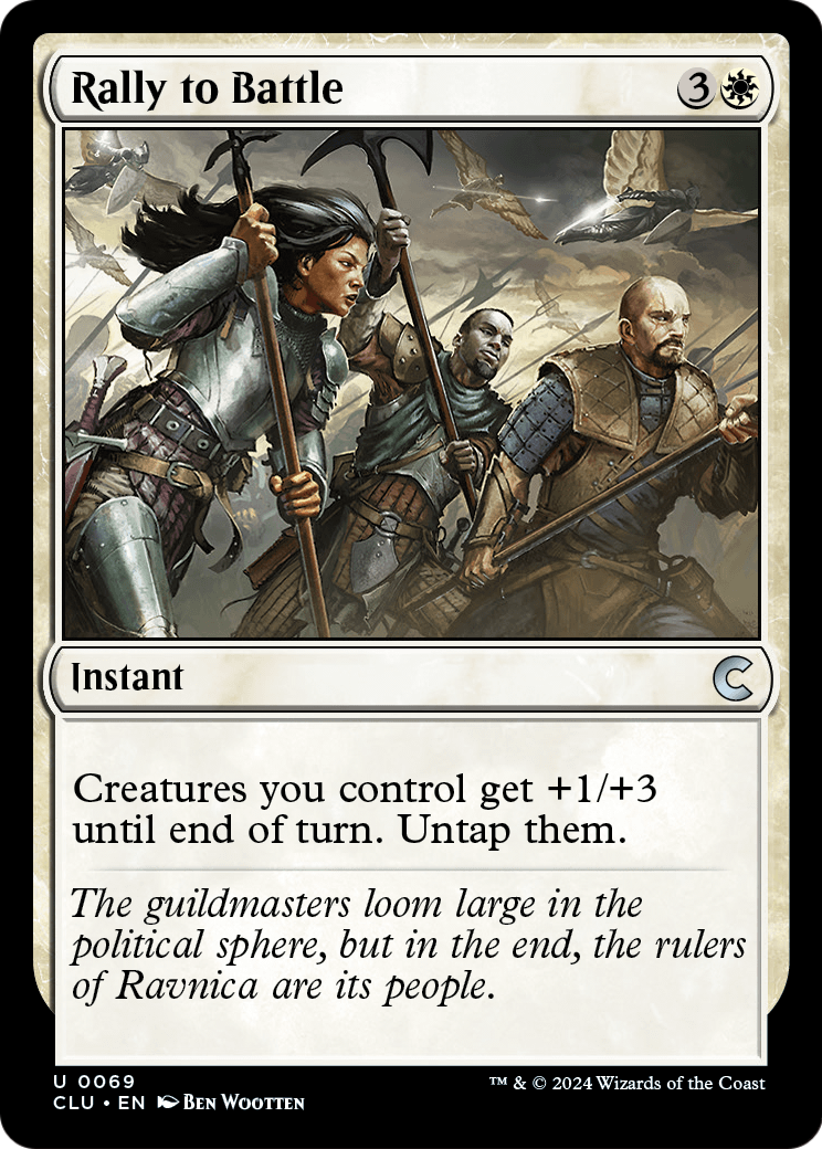 Rally to Battle (CLU-069) [Ravnica: Clue Edition]