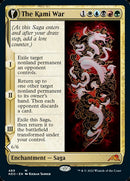 The Kami War // O-Kagachi Made Manifest (NEO-489) [Kamigawa: Neon Dynasty]: (Extended Art, fandfc, enchantment) Foil