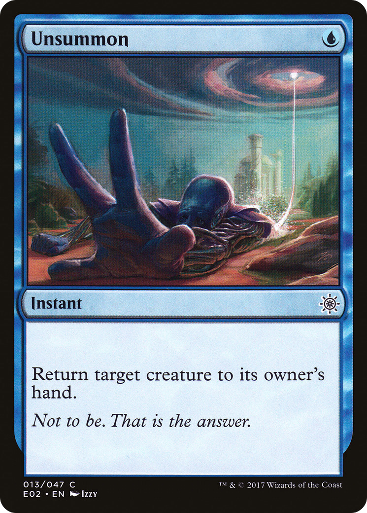 Unsummon (E02-013) [Explorers of Ixalan]