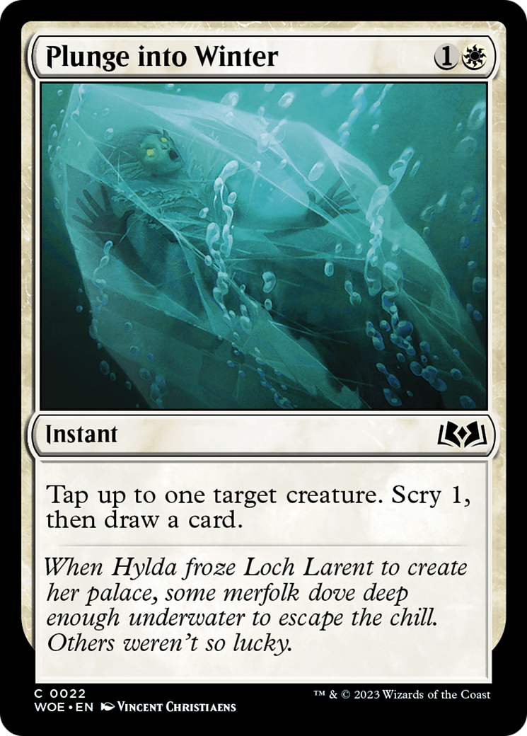 Plunge into Winter (WOE-022) [Wilds of Eldraine] Foil