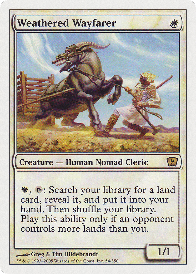 Weathered Wayfarer (9ED-054) [Ninth Edition] Foil