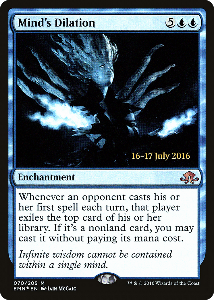 Mind's Dilation (PRE-70S) [Eldritch Moon Promos] Foil