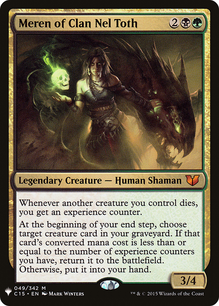 Meren of Clan Nel Toth (LIST-C15-49) [The List]