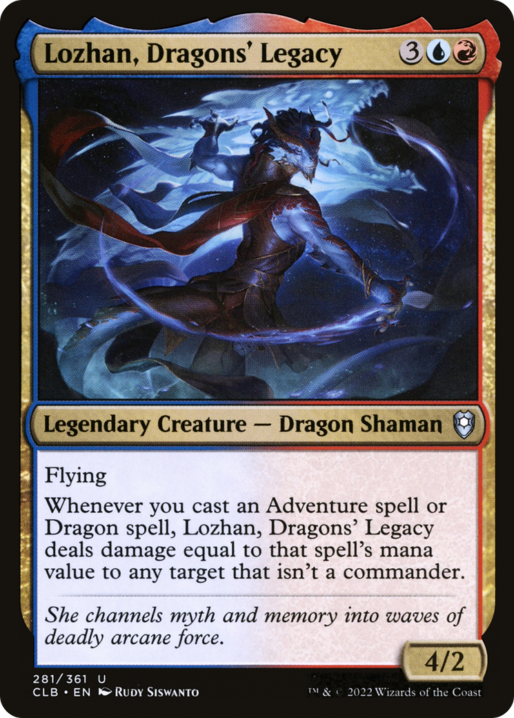 Lozhan, Dragons' Legacy (CLB-281) [Commander Legends: Battle for Baldur's Gate]