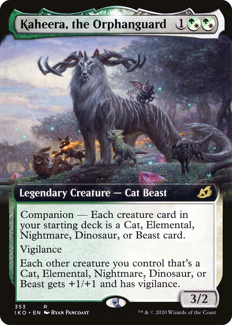 Kaheera, the Orphanguard (Extended Art) (IKO-353) [Ikoria: Lair of Behemoths]