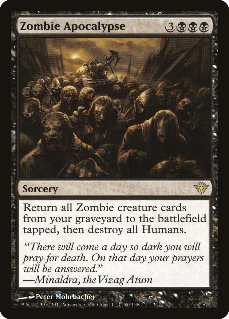 Zombie Apocalypse (DKA-080) [Dark Ascension] Foil