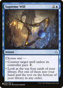 Supreme Will (LIST-HOU-49) [The List]