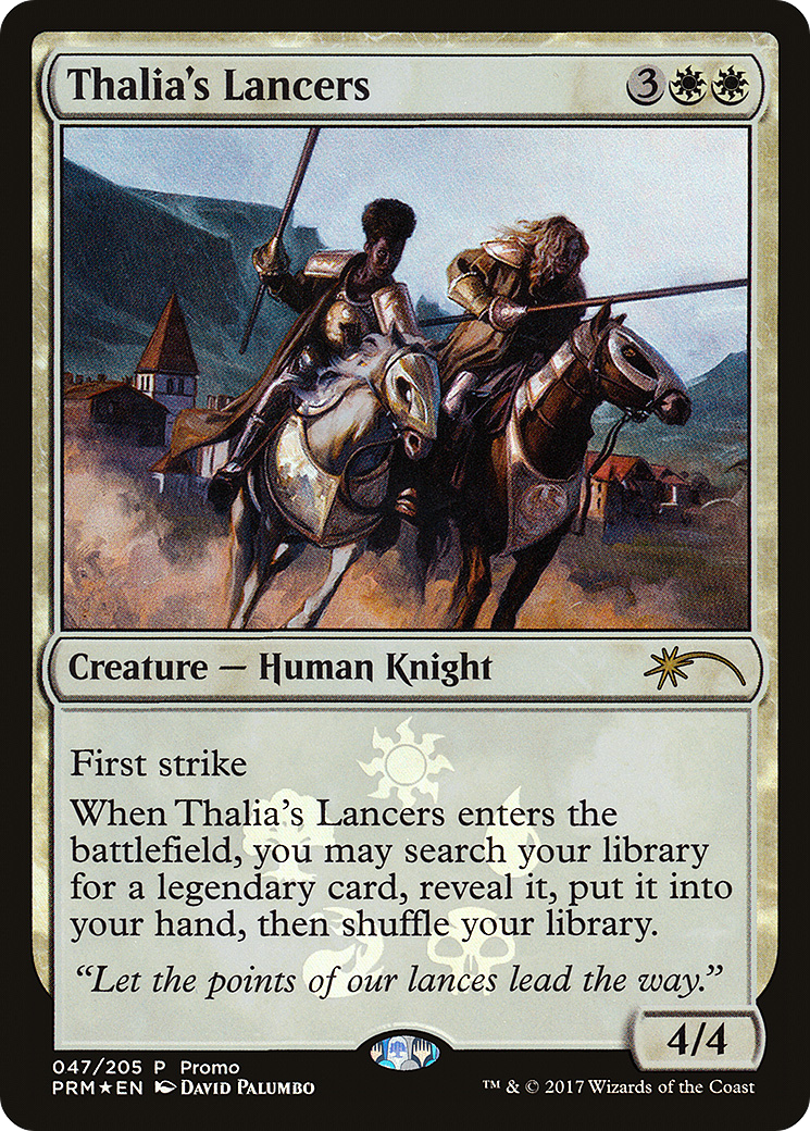 Thalia's Lancers (MEDIA-47★) [Eldritch Moon Promos] Foil