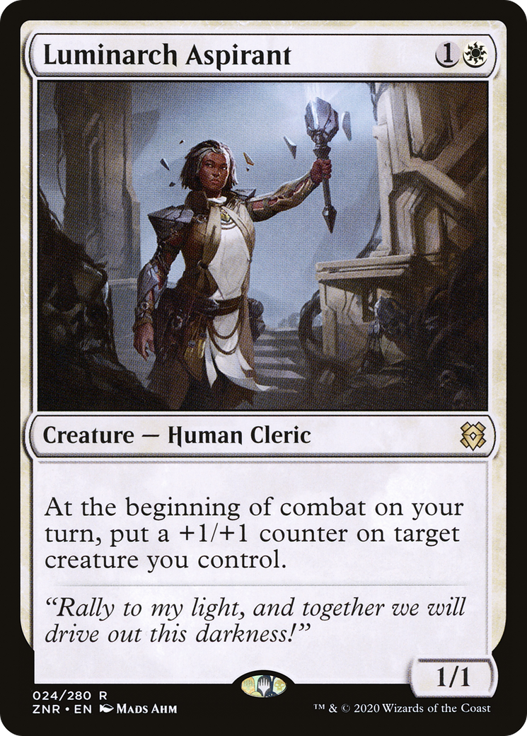 Luminarch Aspirant (ZNR-024) [Zendikar Rising]