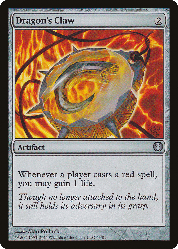 Dragon's Claw (DDG-063) [Duel Decks: Knights vs. Dragons]