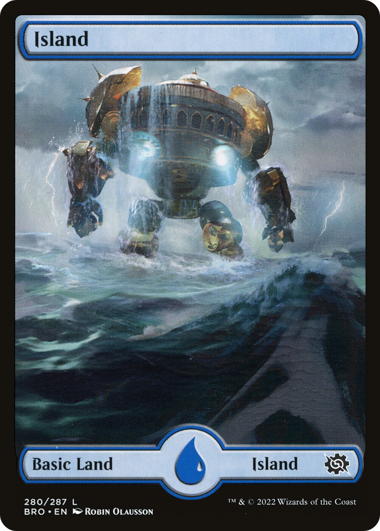 Island (280) - Full Art (BRO-280) [The Brothers' War]